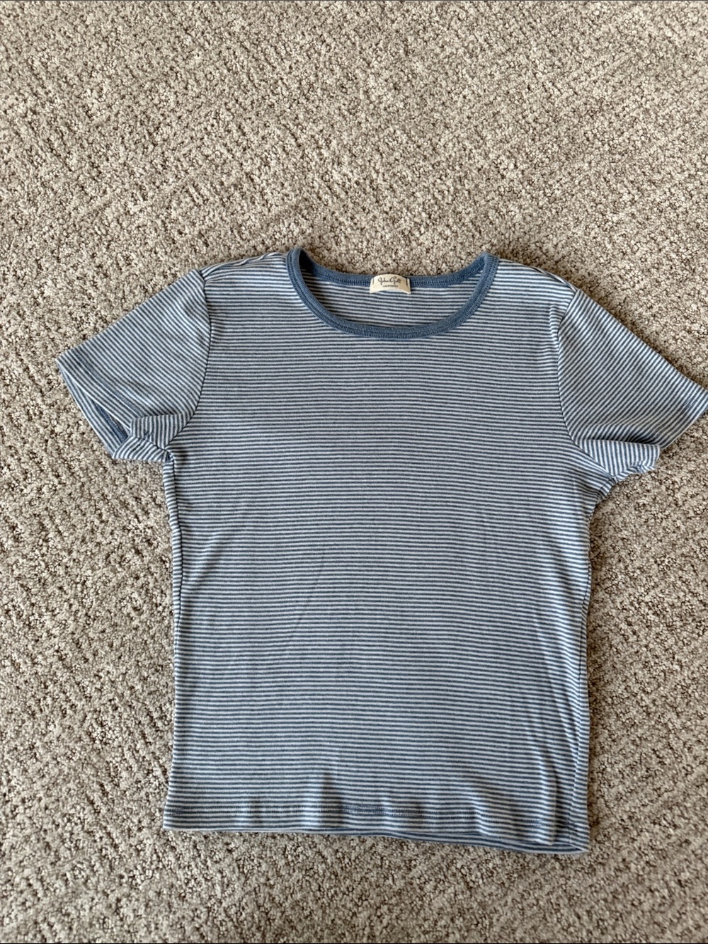 John Galt (Brandy Melville) Striped Blue Women’s Tee